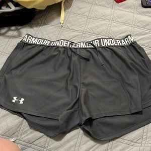 Women’s L athletic shorts, Under Armour